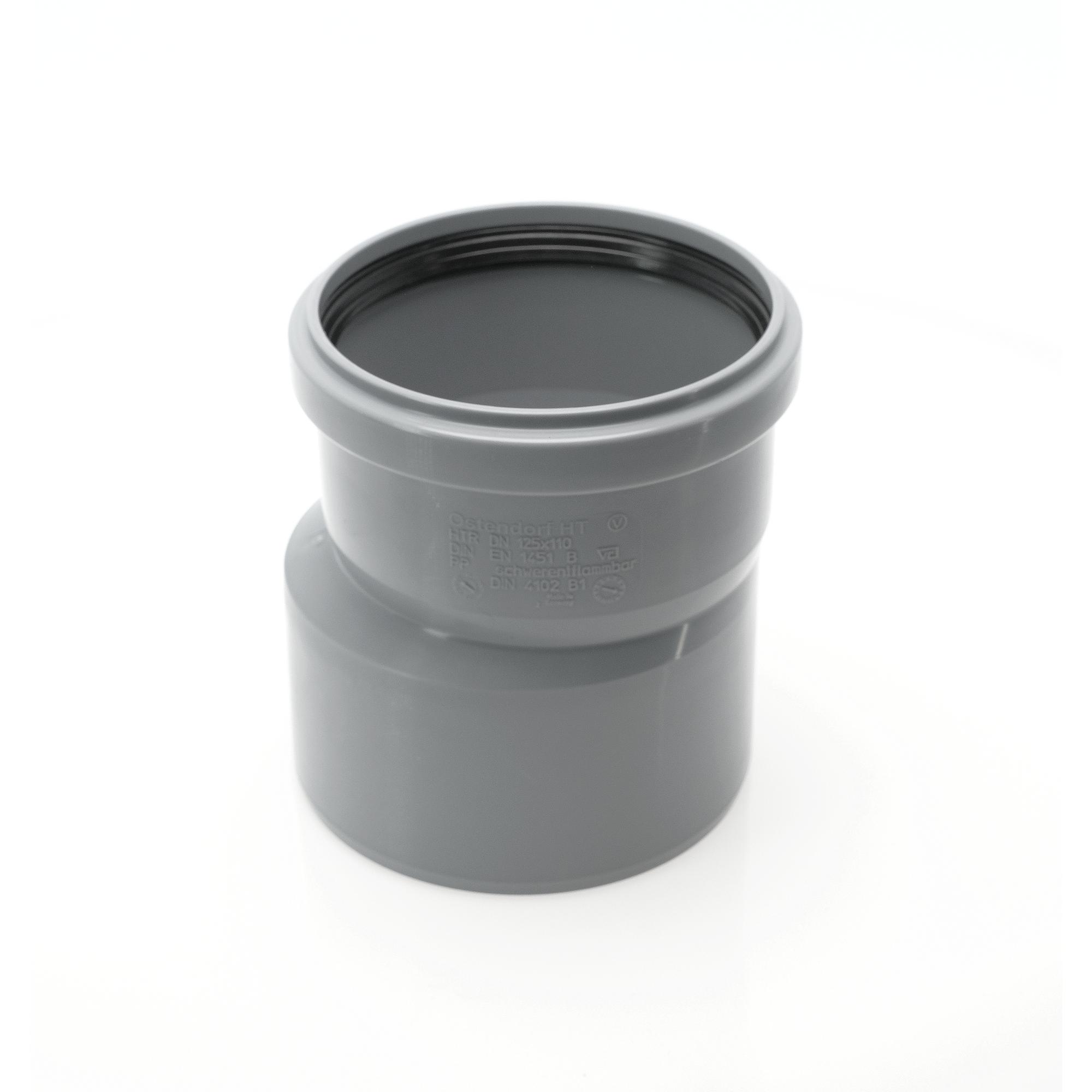 Редукция 125х110 мм, для внутренней канализации