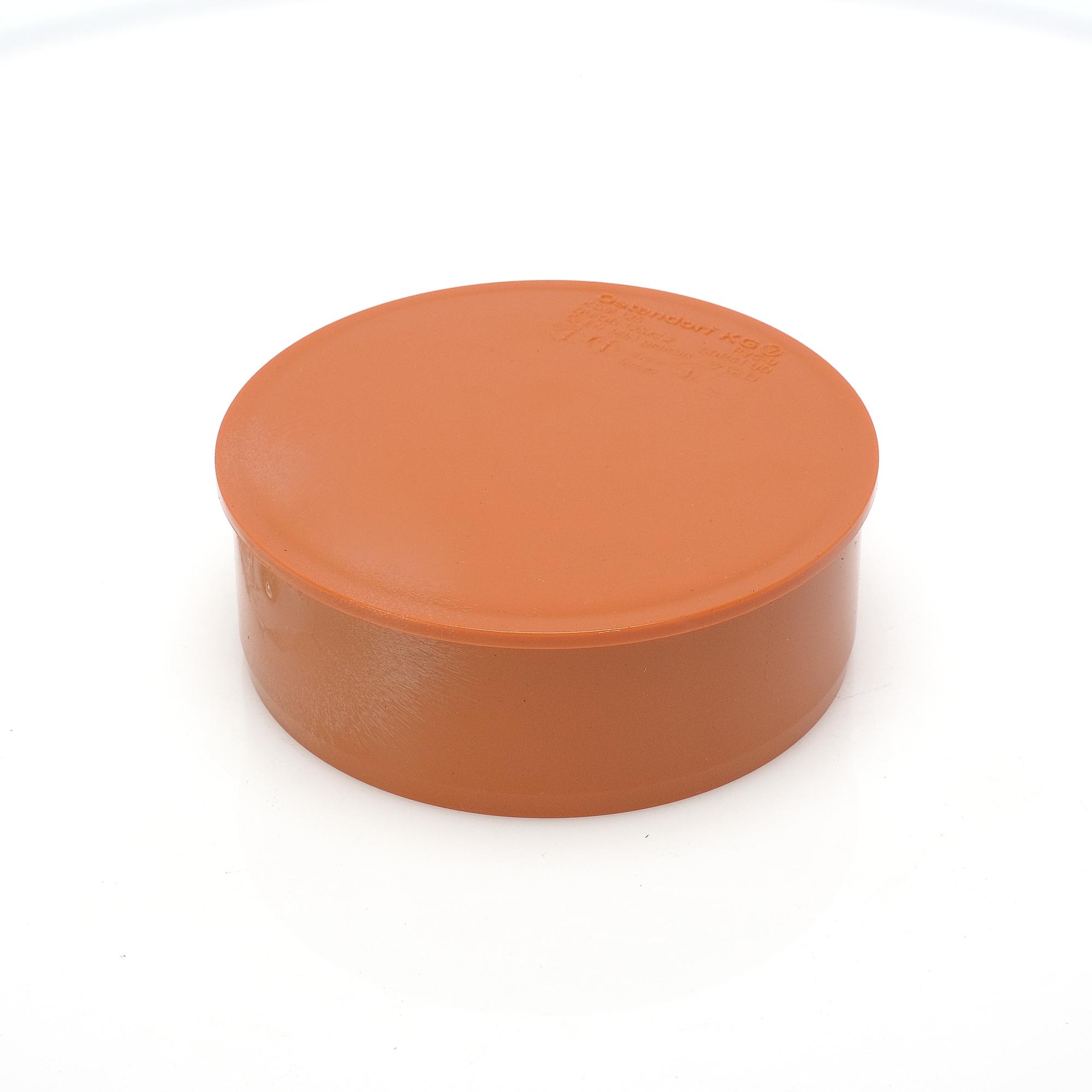 Заглушка 125 мм ПВХ наружной канализации