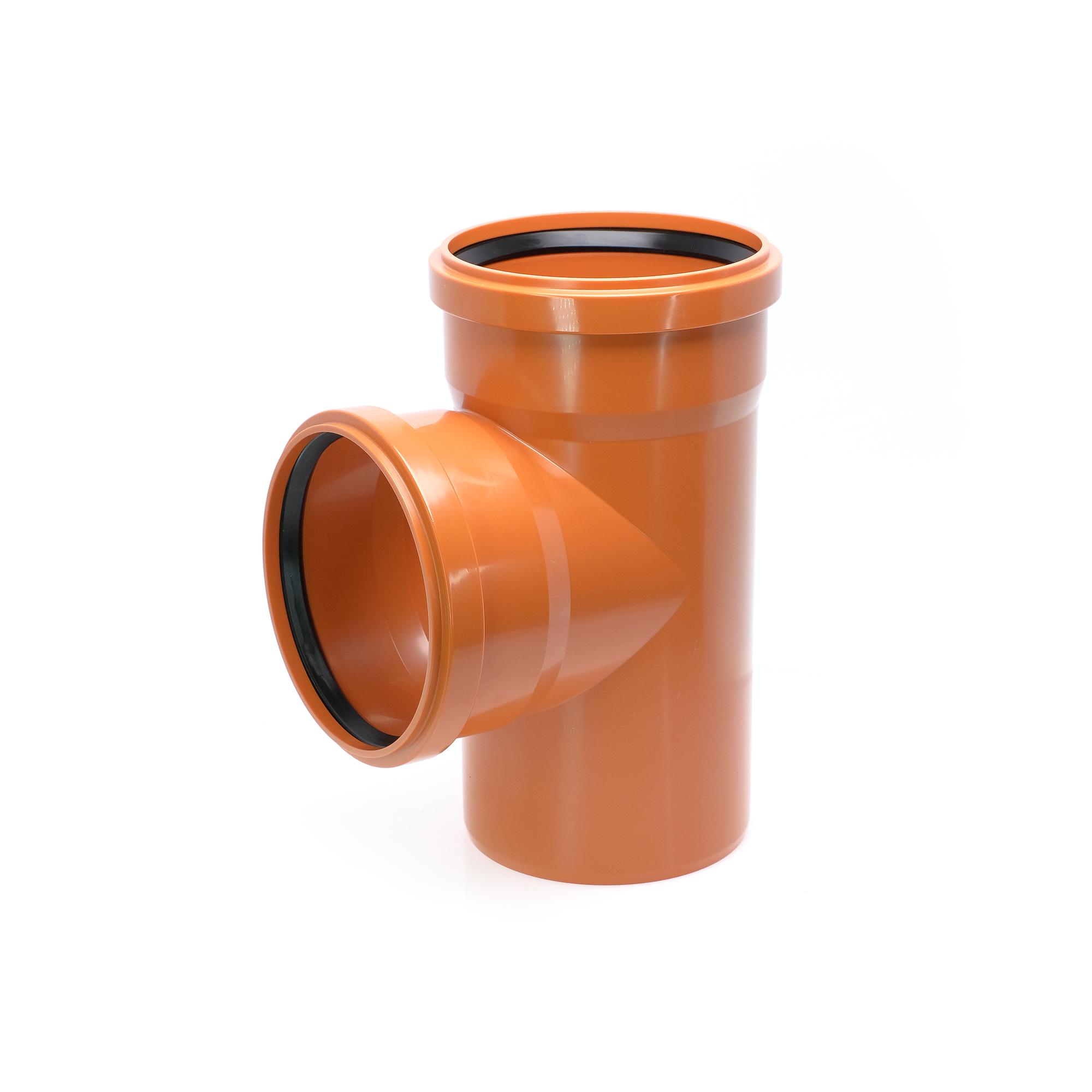 Тройник 160 87 град., для наружной канализации