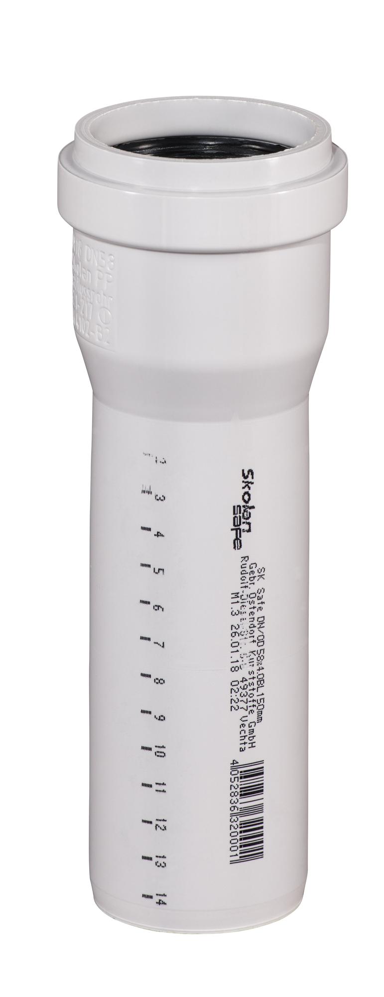 Труба канализационная 50x150 мм SKEM однораструбная, бесшумная