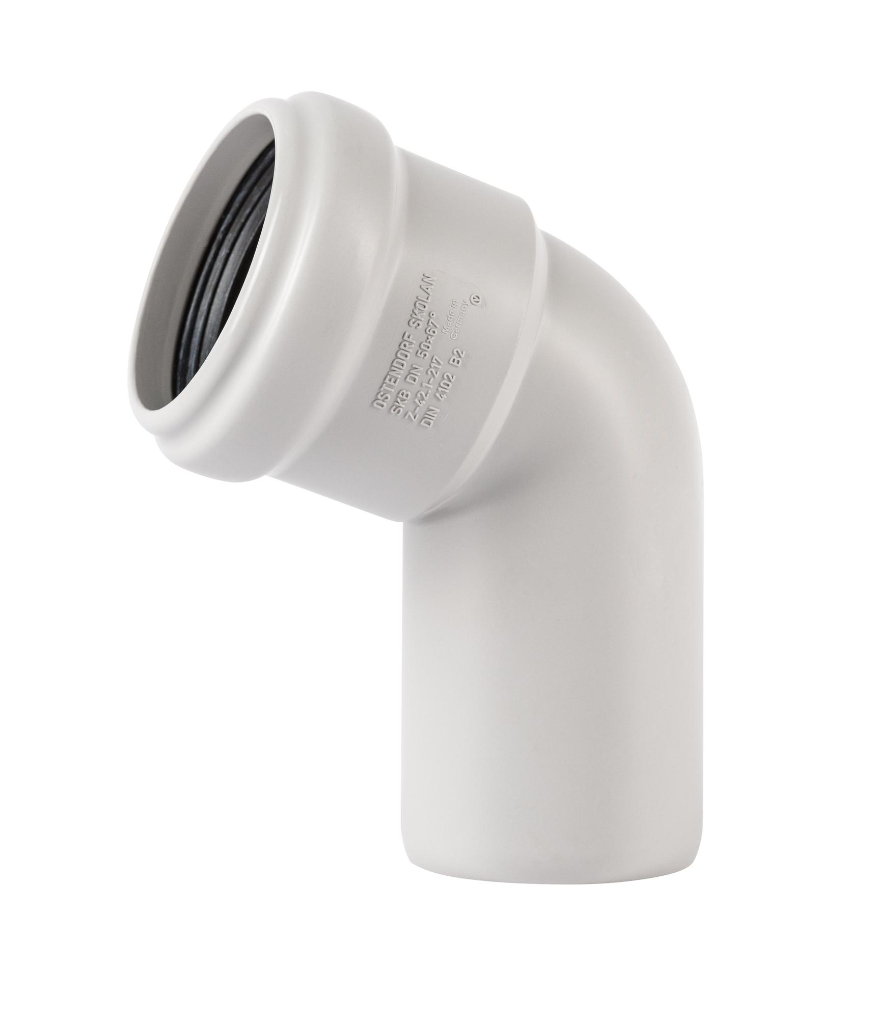 Отвод 50 67 град, для бесшумной канализации