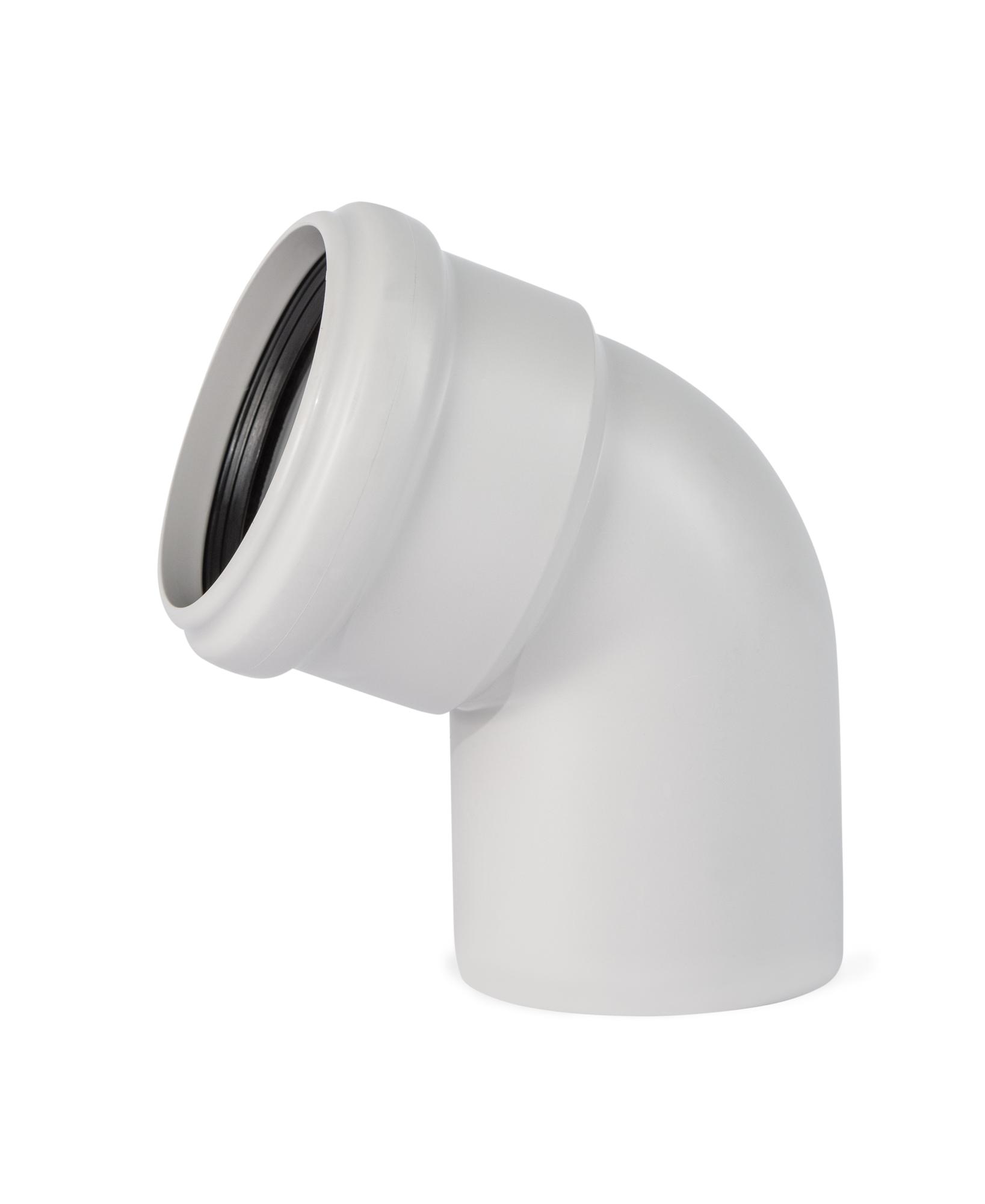 Отвод 75 67 град, для бесшумной канализации