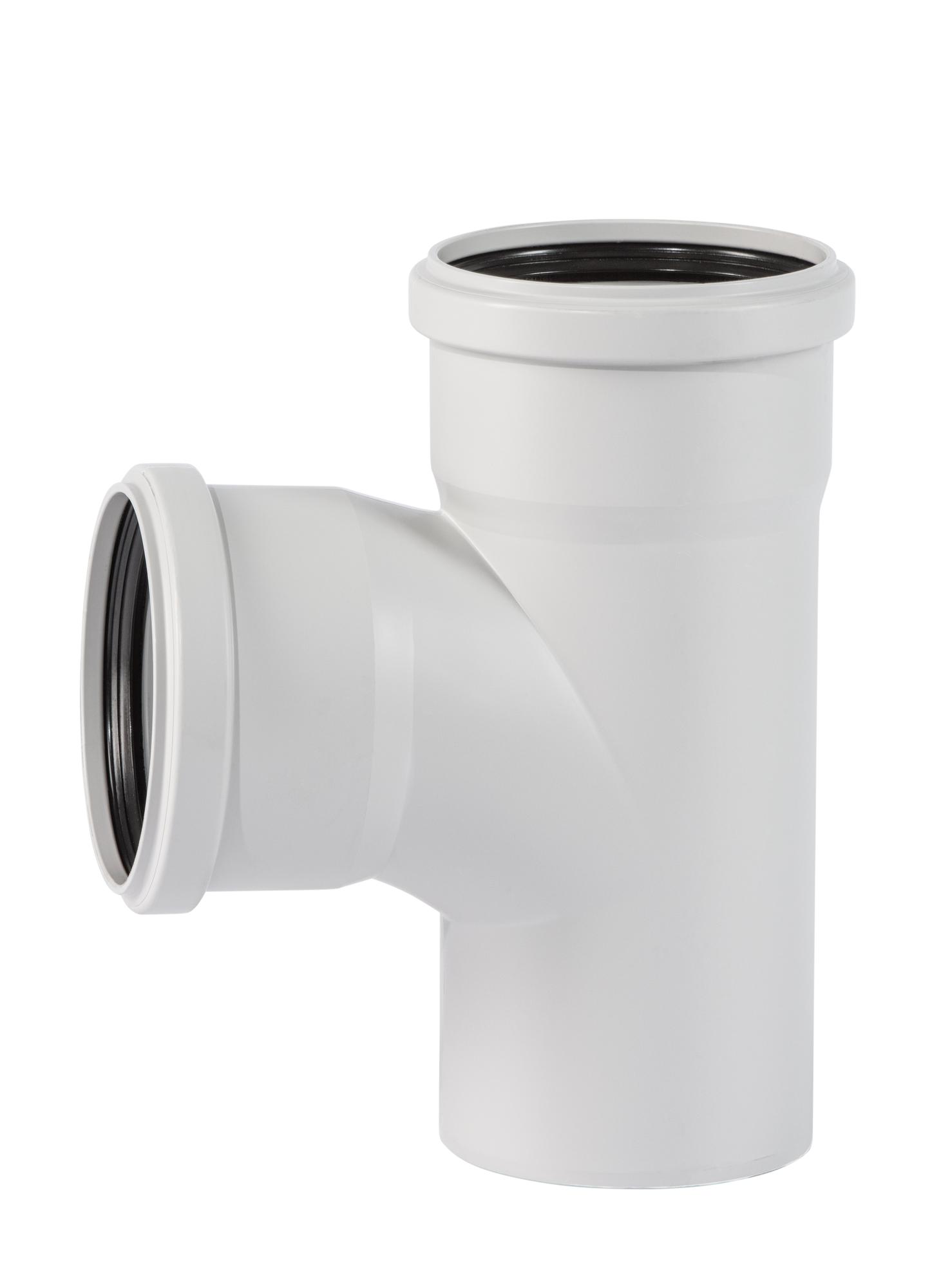 Тройник 90 87 град, для бесшумной канализации