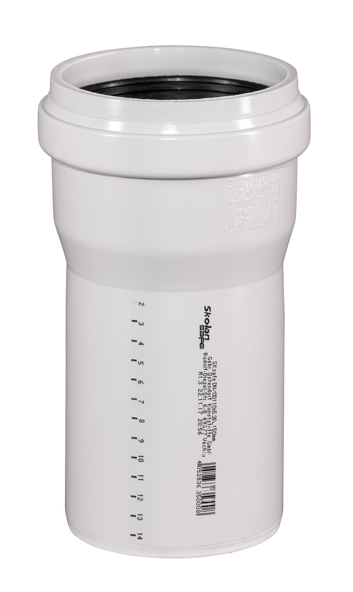 Труба канализационная 110x150 мм SKEM однораструбная, бесшумная