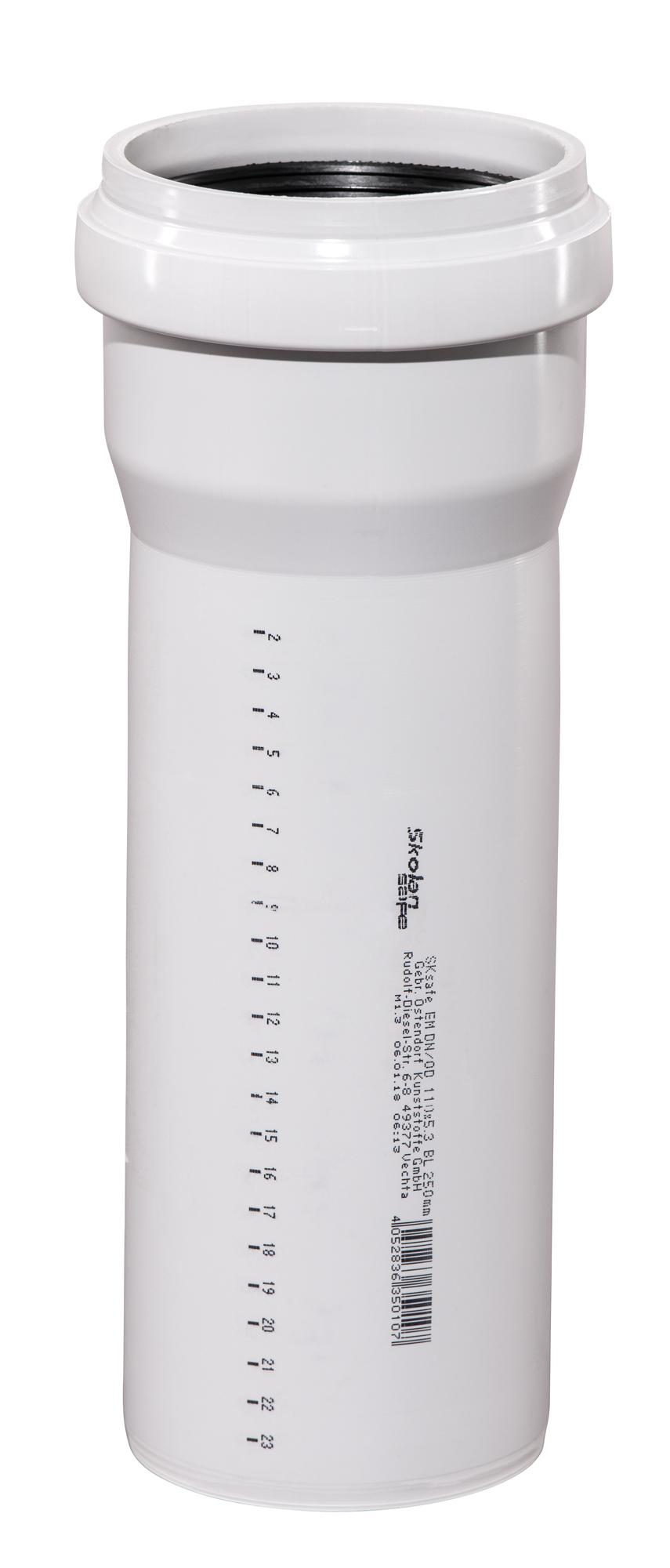 Труба канализационная 110x250 мм SKEM однораструбная, бесшумная