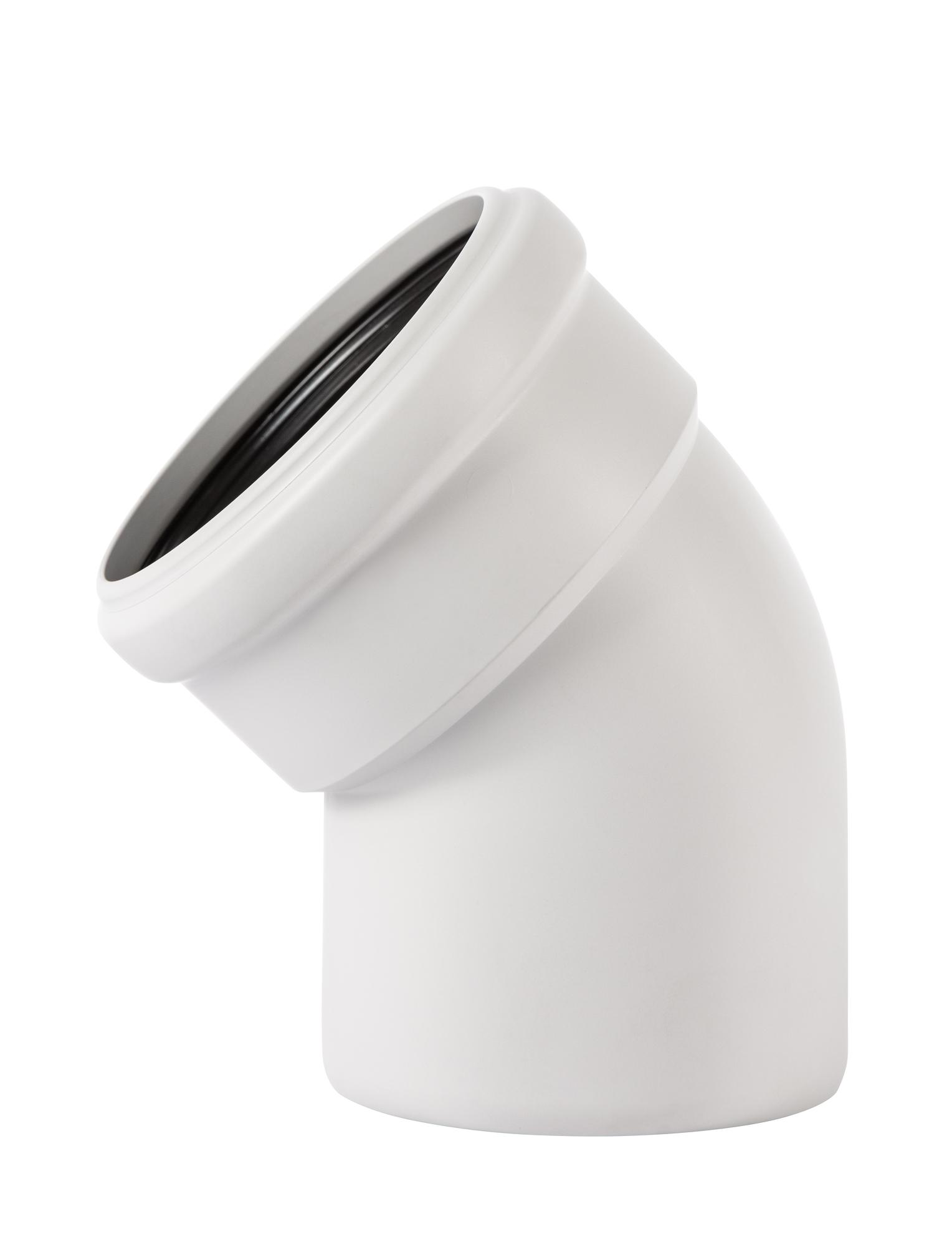 Отвод 110 45 град, для бесшумной канализации