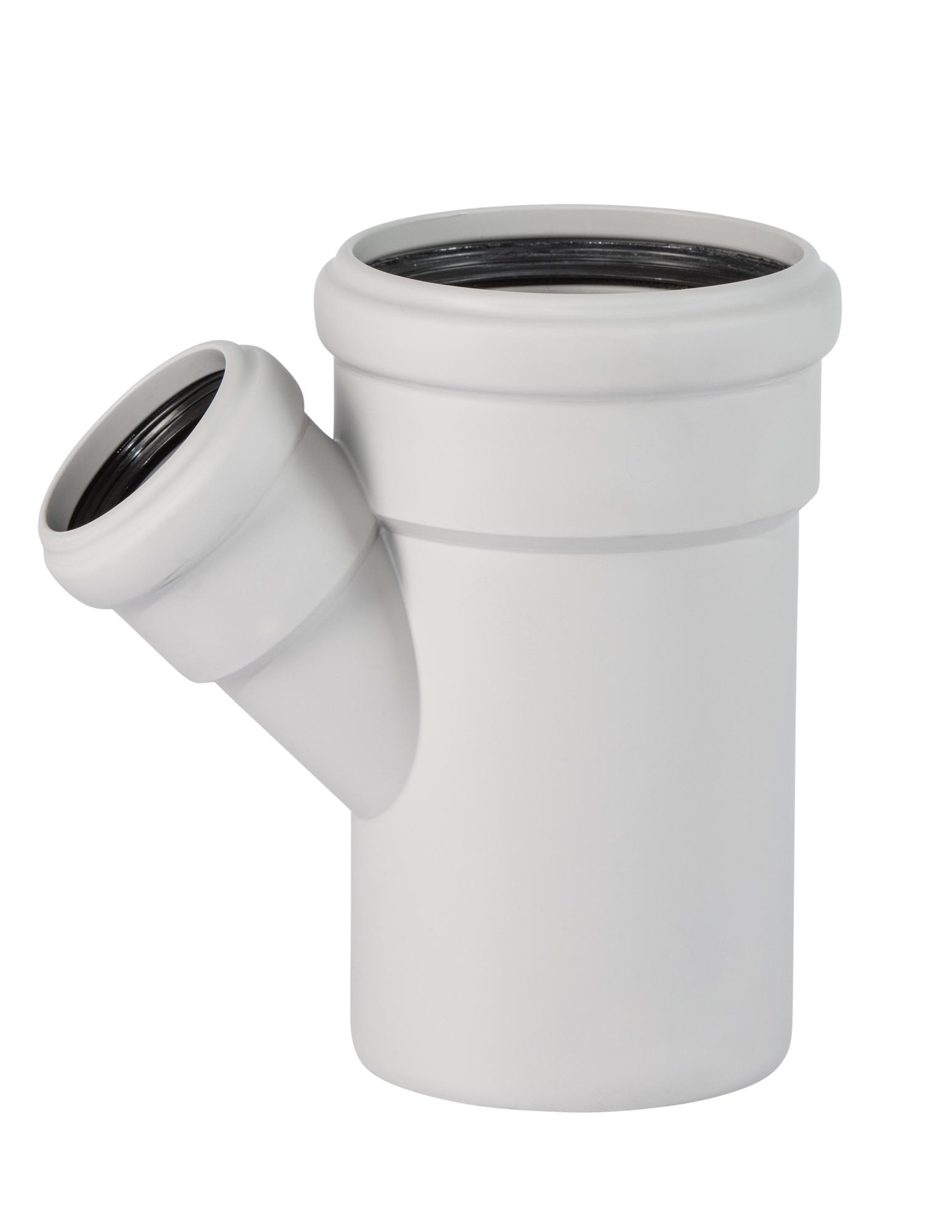 Тройник 110х50 45 град, для бесшумной канализации