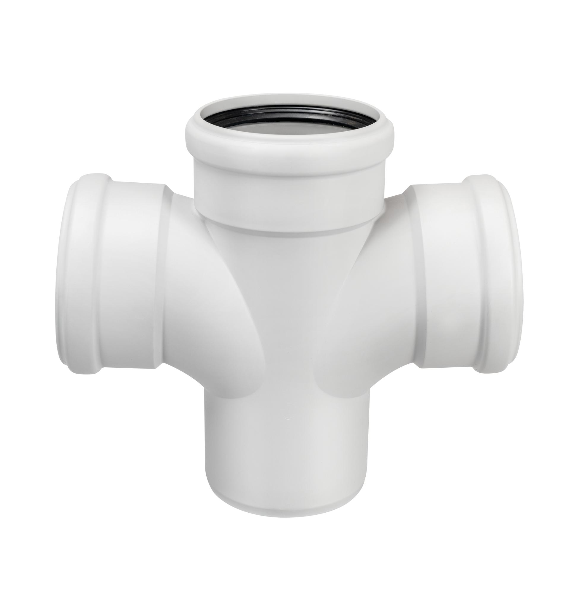 Крестовина 110 87 град, для бесшумной канализации