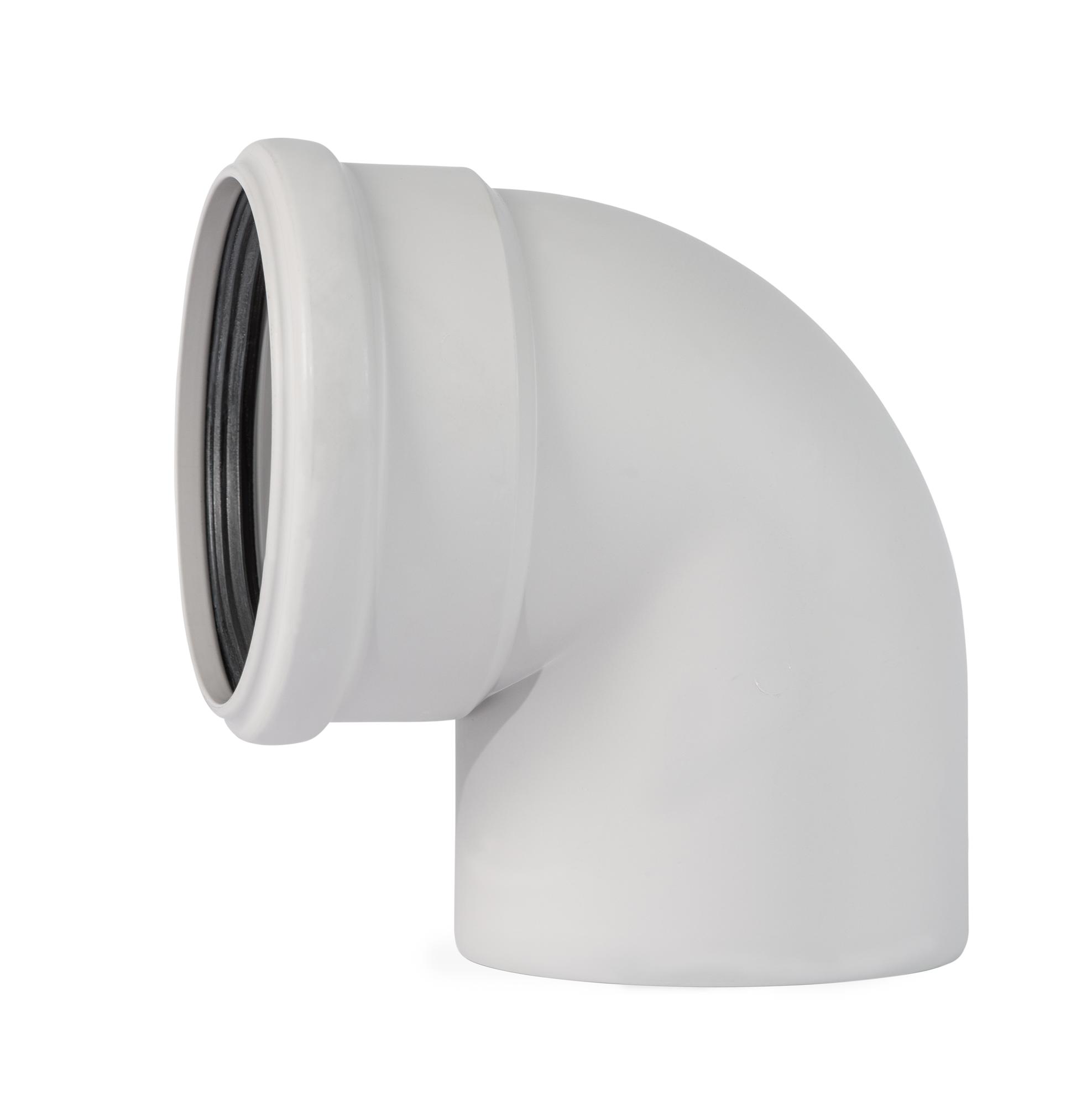 Отвод 125 87 град, для бесшумной канализации