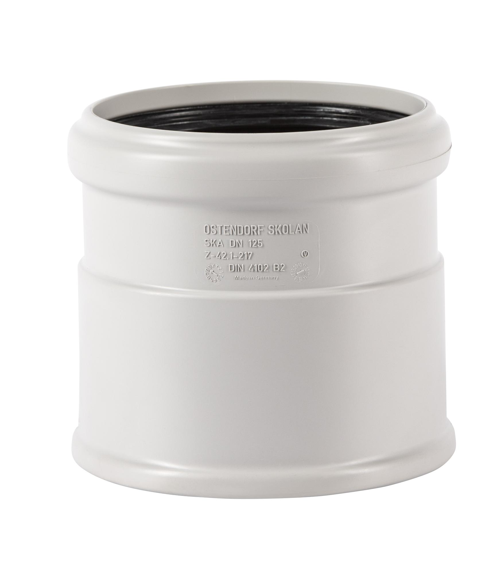 Переход 125 с бесшумной канализации на трубу HT SK-HT