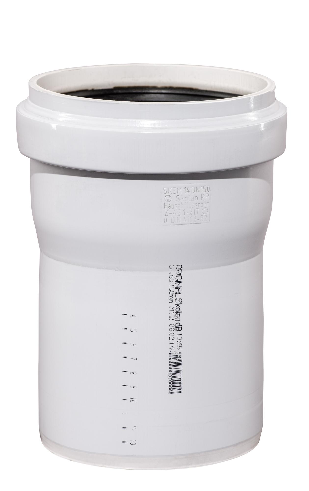 Труба канализационная 160x150 мм SKEM однораструбная, бесшумная