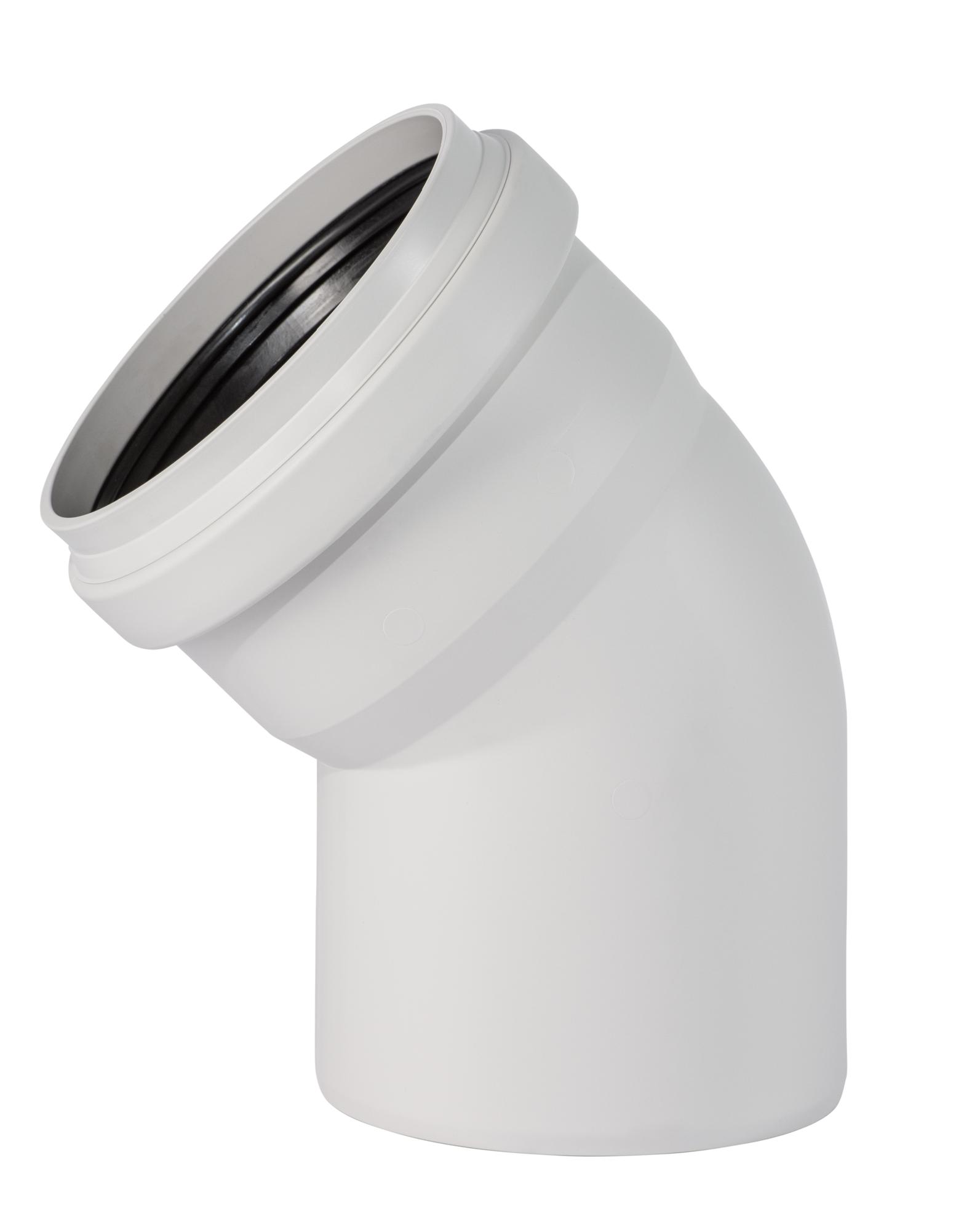 Отвод 160 45 град, для бесшумной канализации