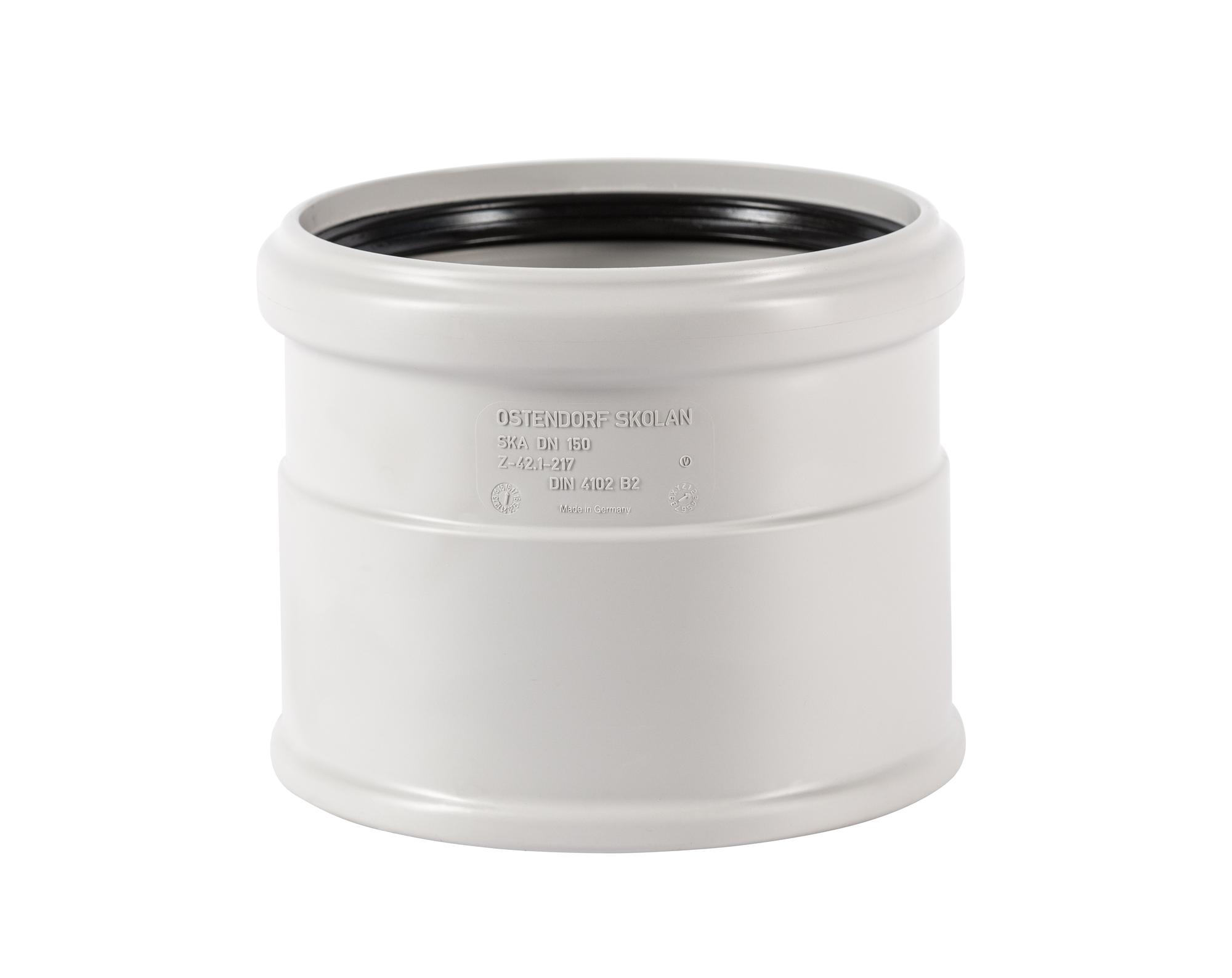 Муфта 160 мм насадная, с уплотнительной манжетой, для бесшумной канализации