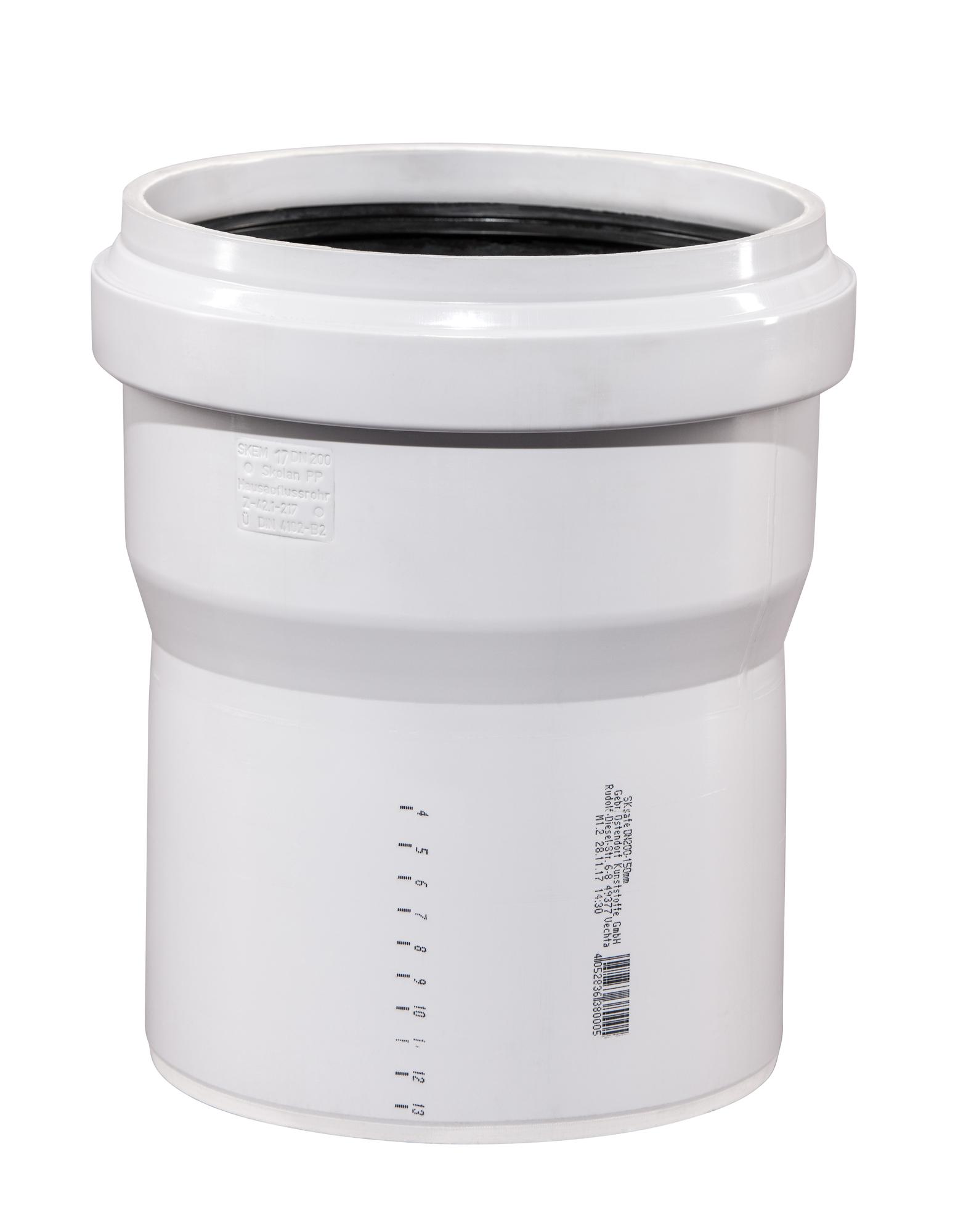 Труба канализационная 200x150 мм SKEM однораструбная, бесшумная