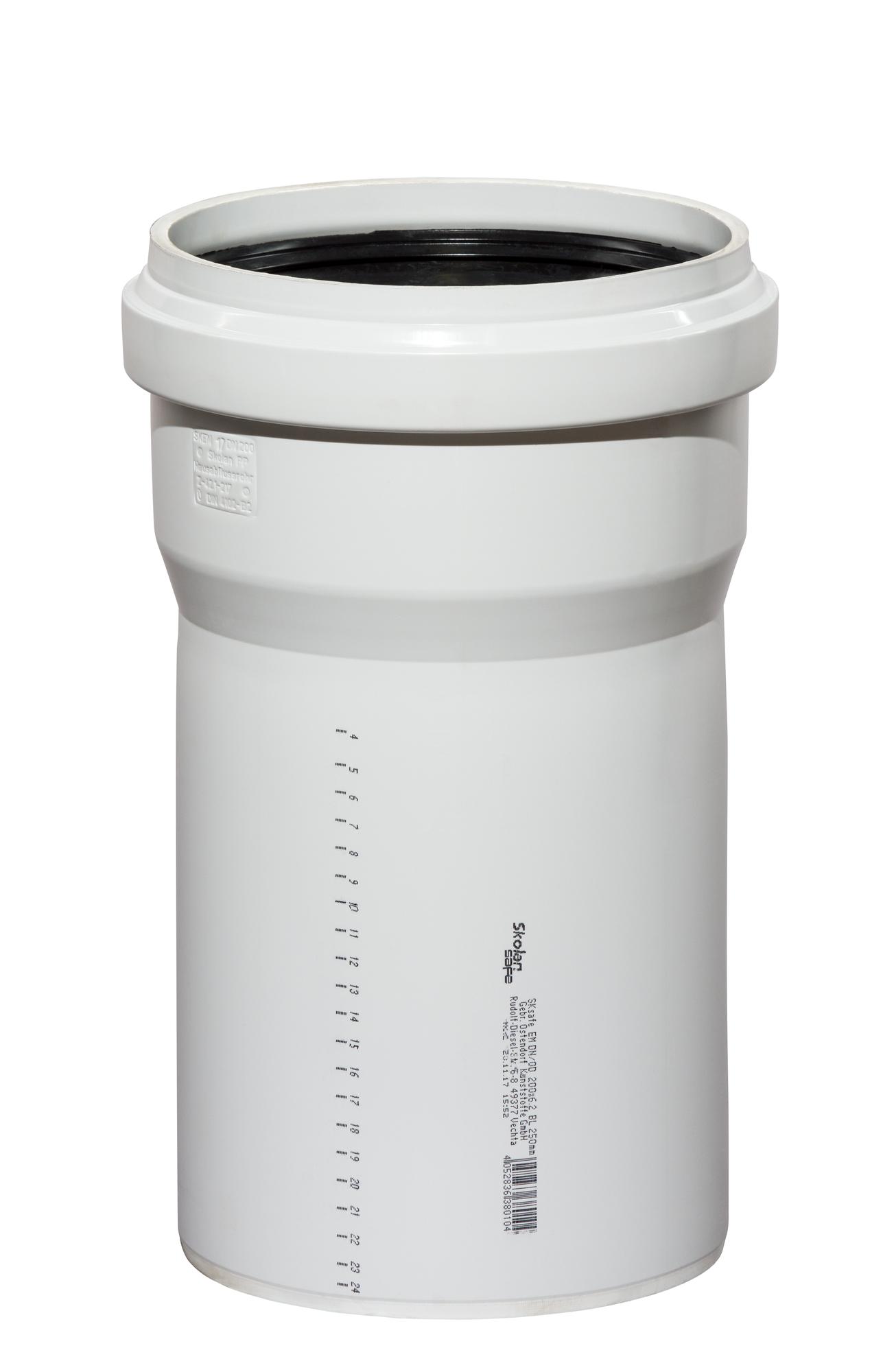 Труба канализационная 200x250 мм SKEM однораструбная, бесшумная