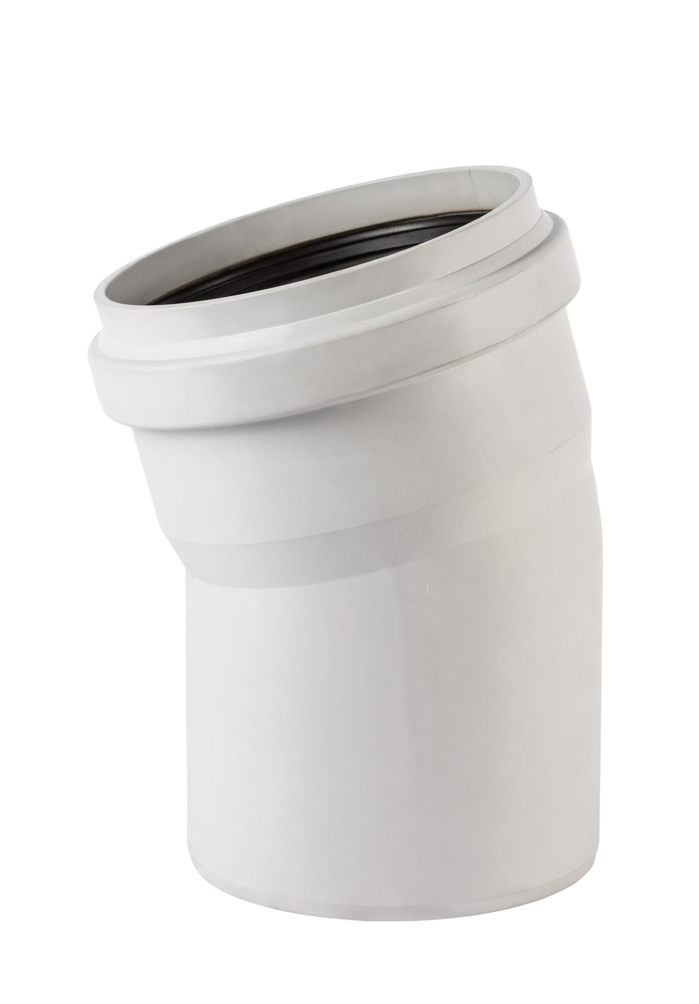 Отвод 200 15 град, для бесшумной канализации