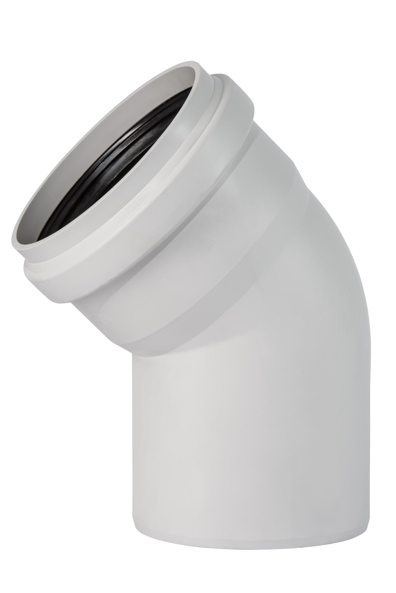 Отвод 200 45 град, для бесшумной канализации