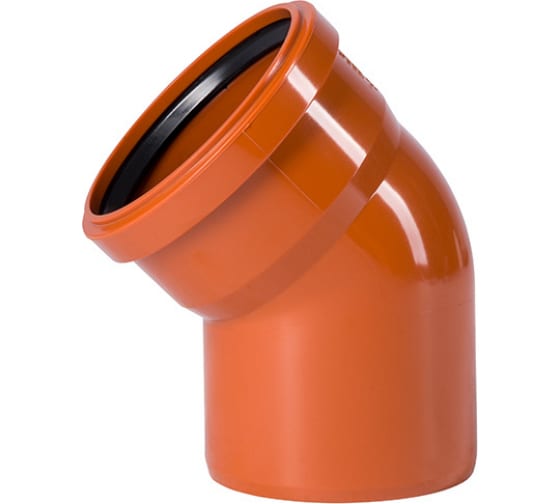 Отвод 315 45 град., для наружной канализации