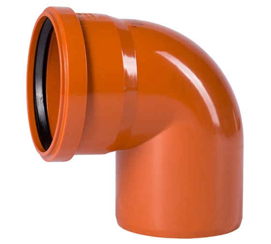 Отвод 315 87 град., для наружной канализации