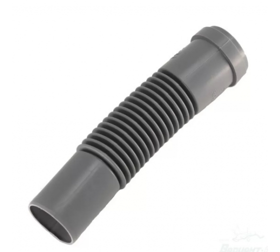 Патрубок 50 мм компенсационный гибкий, серый