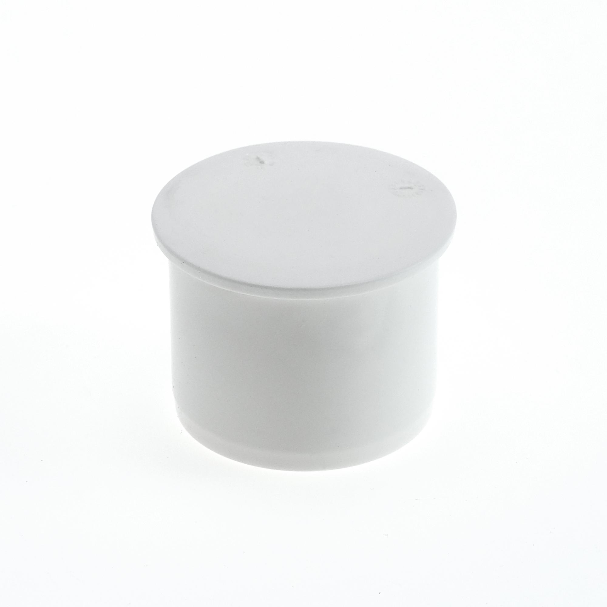 Заглушка 40 мм для внутренней канализации, белая