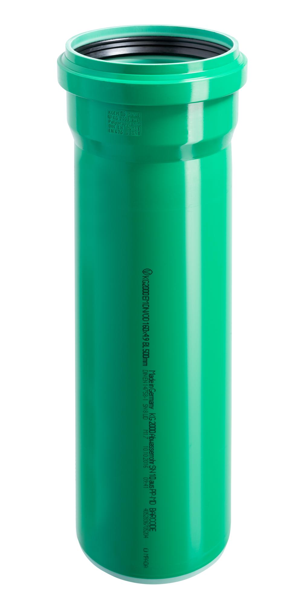 Труба канализационная 160x500 мм KG2000EM SN10 для ливневой канализации