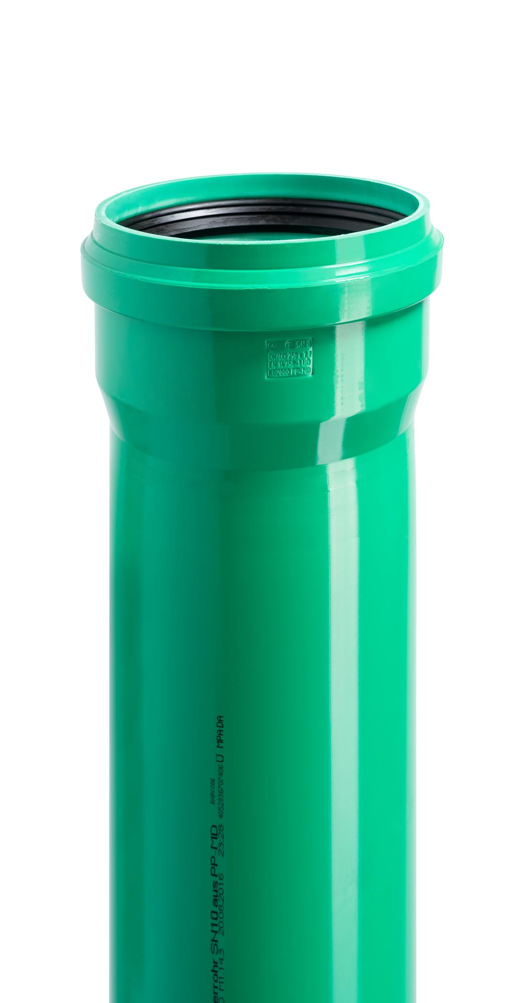 Труба канализационная 250x1000 мм KG2000EM SN10 для ливневой канализации