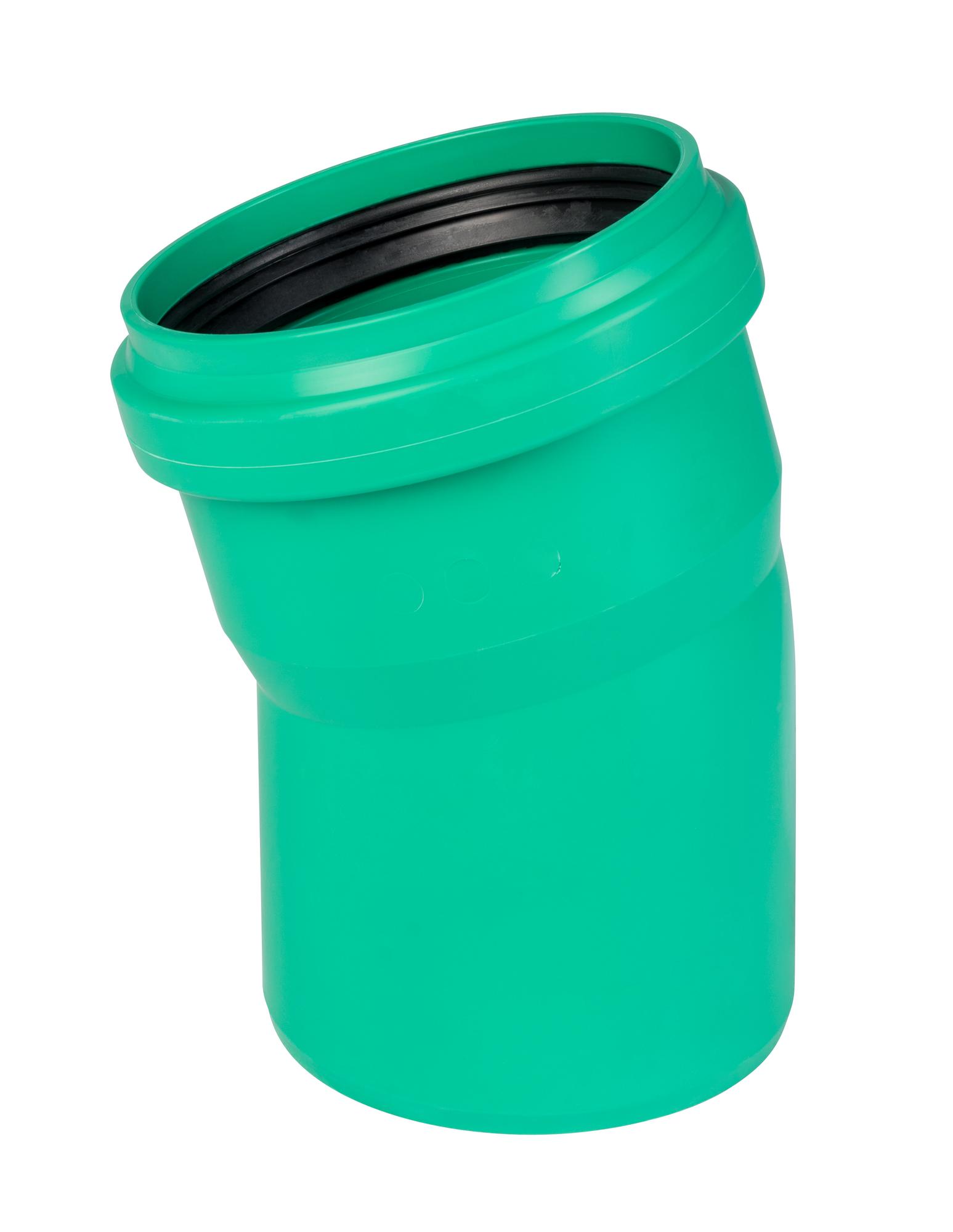 Отвод 125 15 град., ливневой канализации