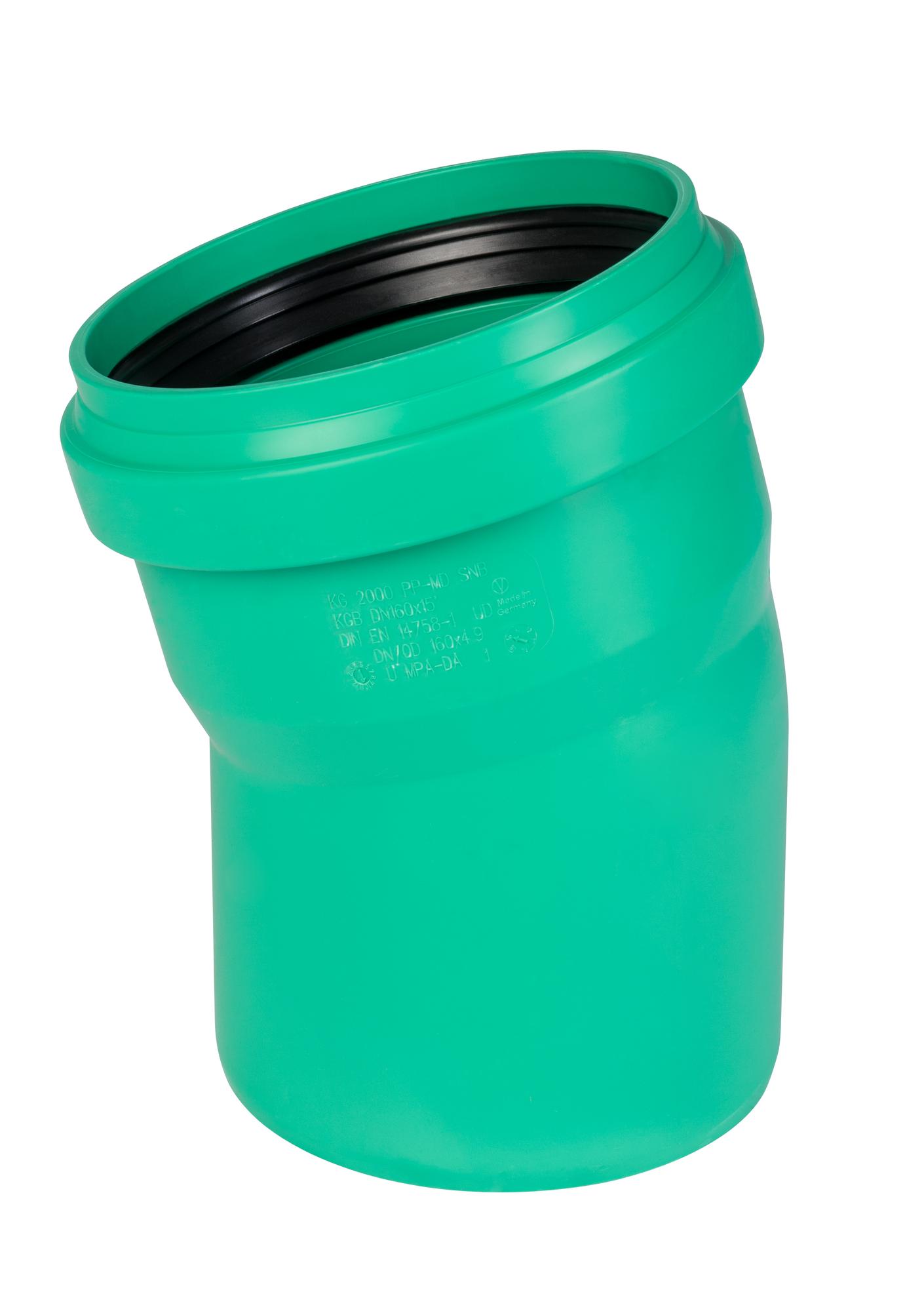 Отвод 160 15 град., ливневой канализации