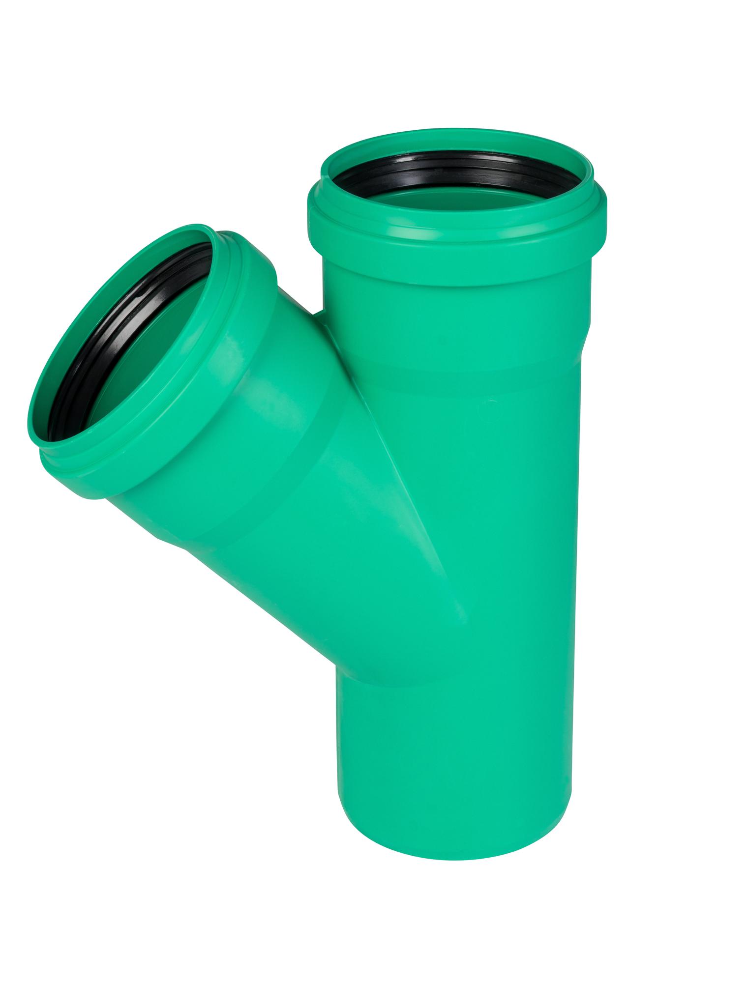 Тройник 110 45 град., ливневой канализации