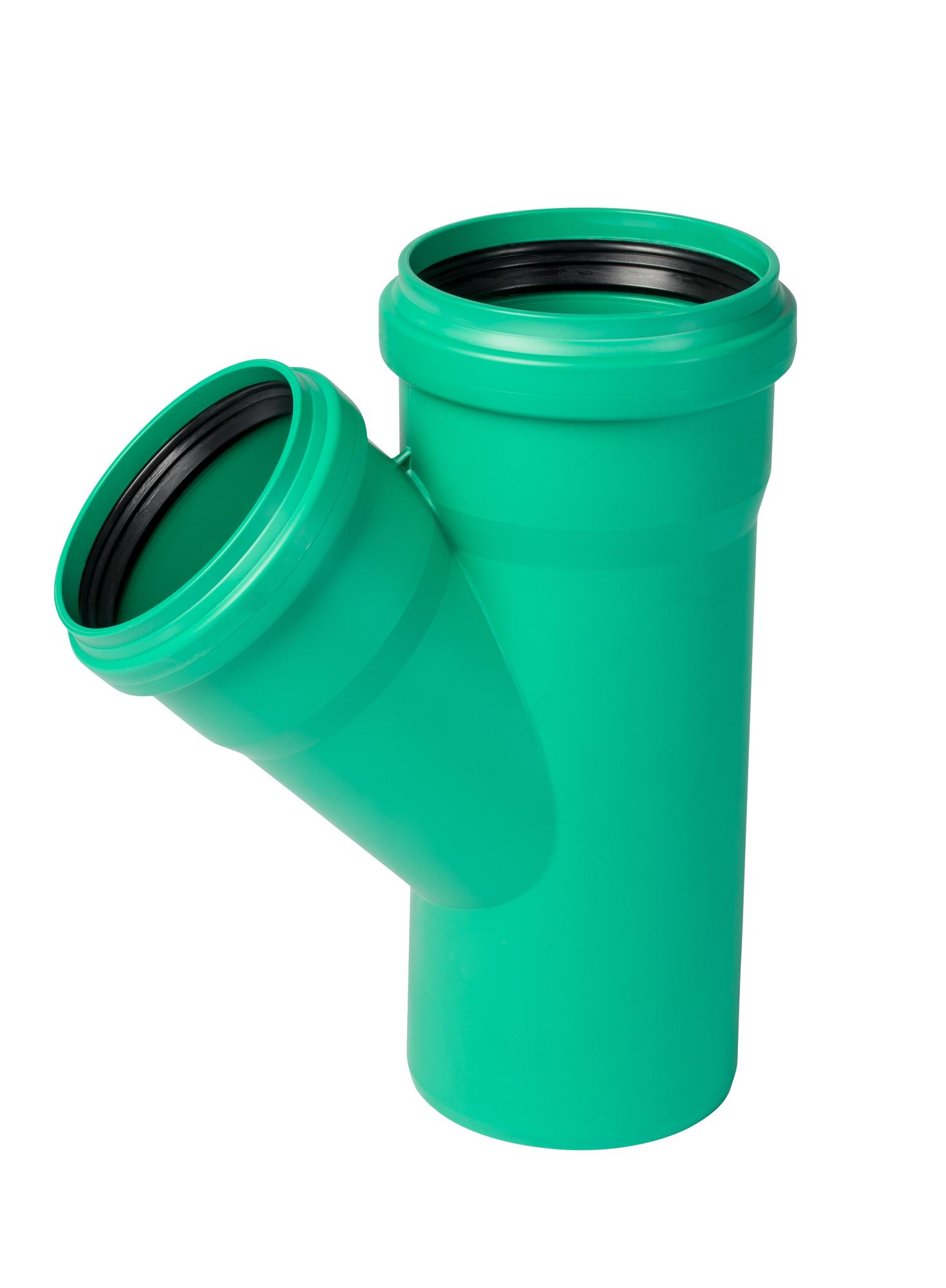 Тройник 125х110 45 град., ливневой канализации