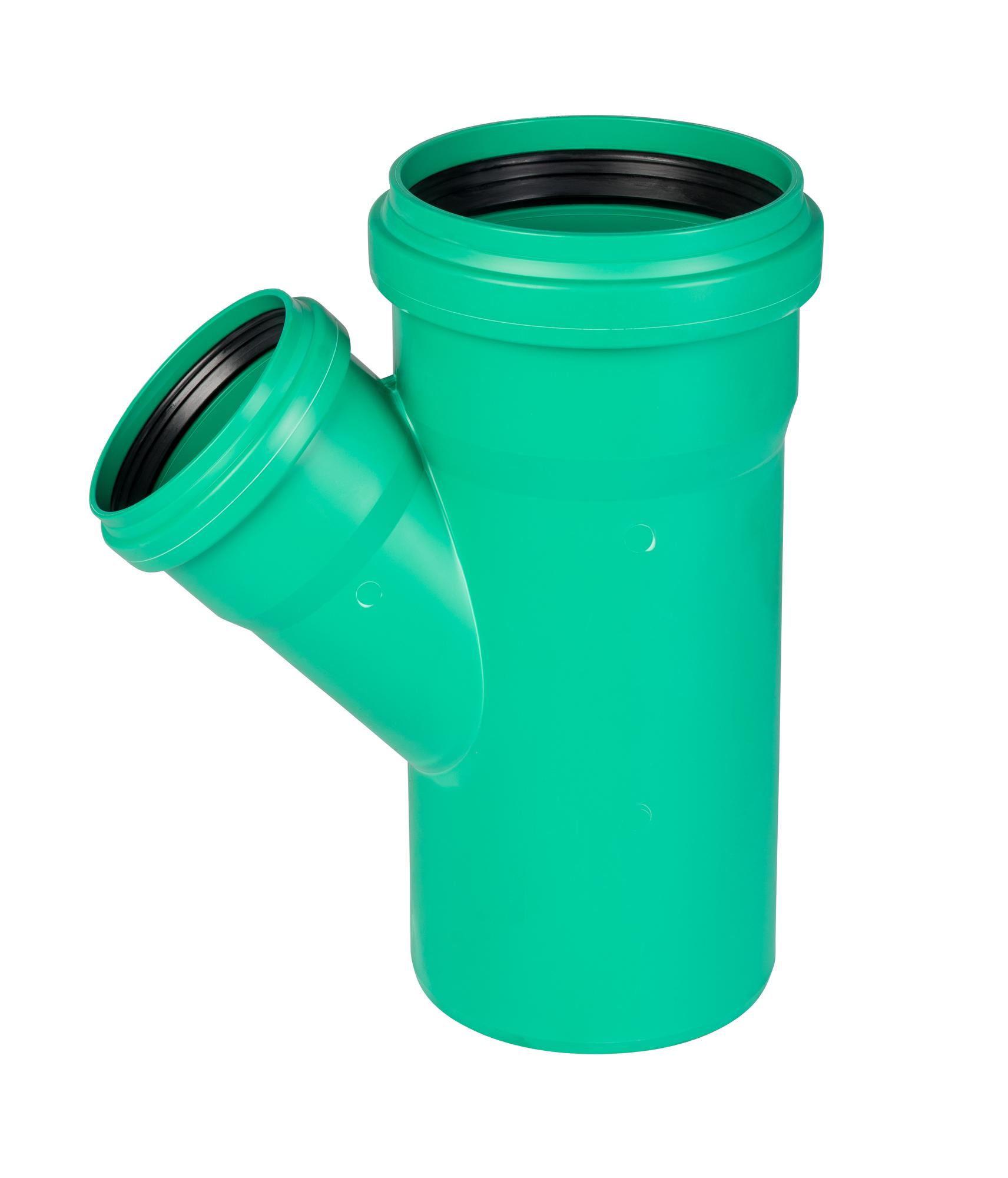 Тройник 160х110 45 град., ливневой канализации