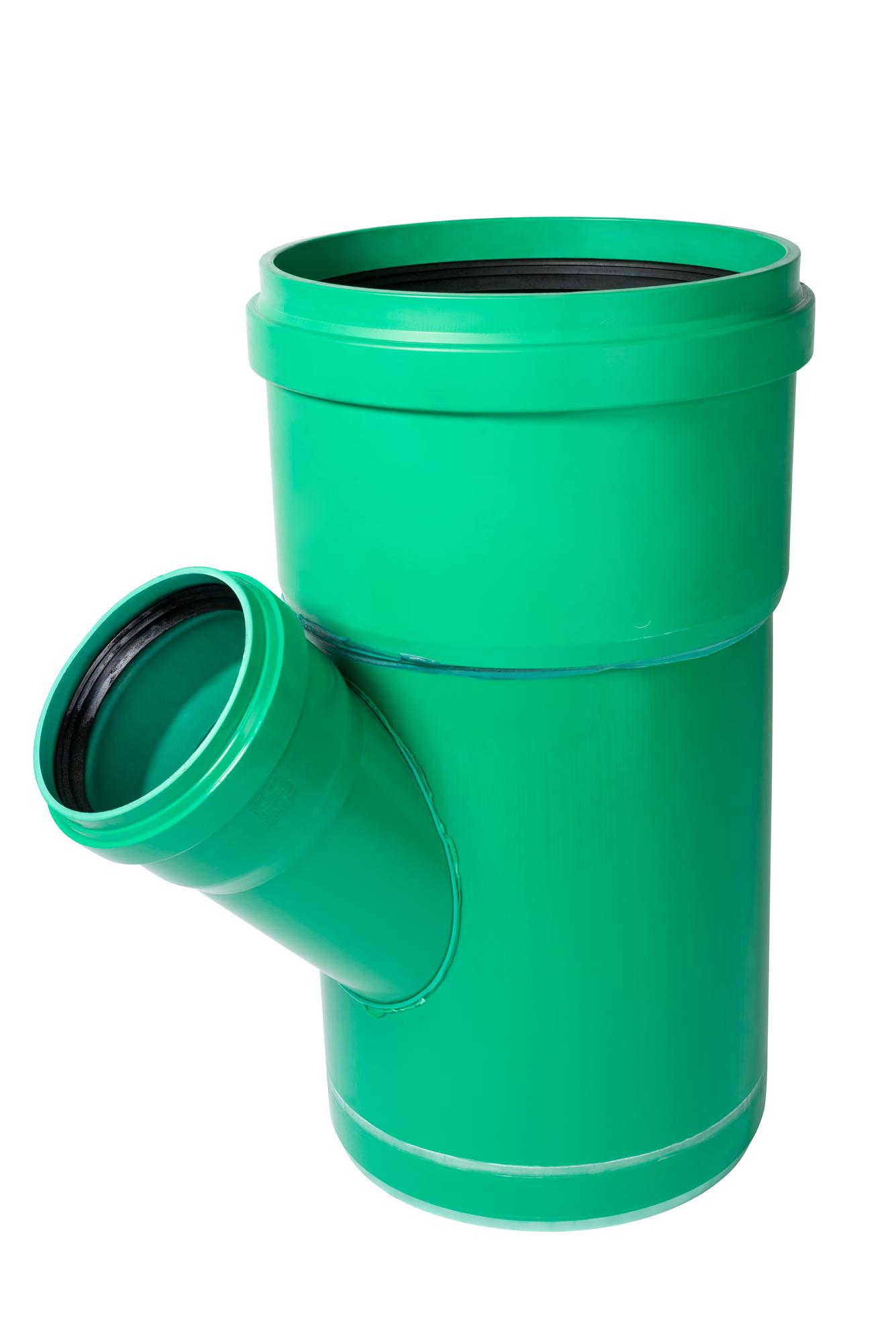 Тройник 400х200 45 град., ливневой канализации