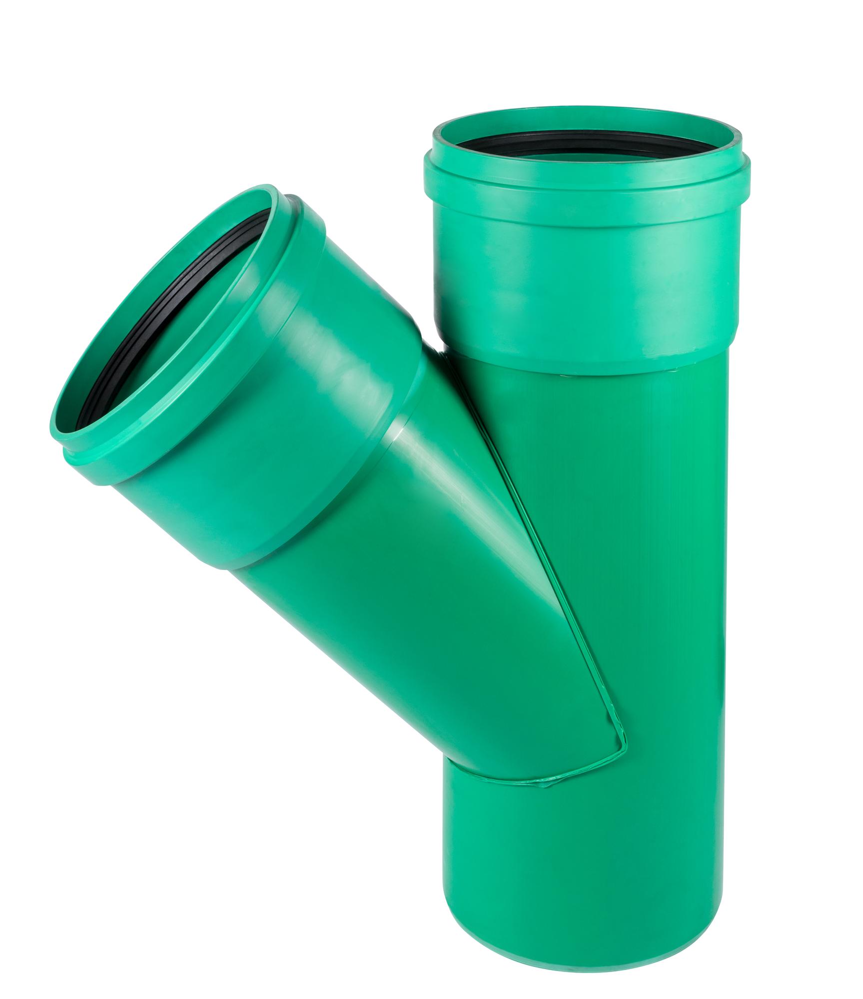 Тройник 400 45 град., ливневой канализации