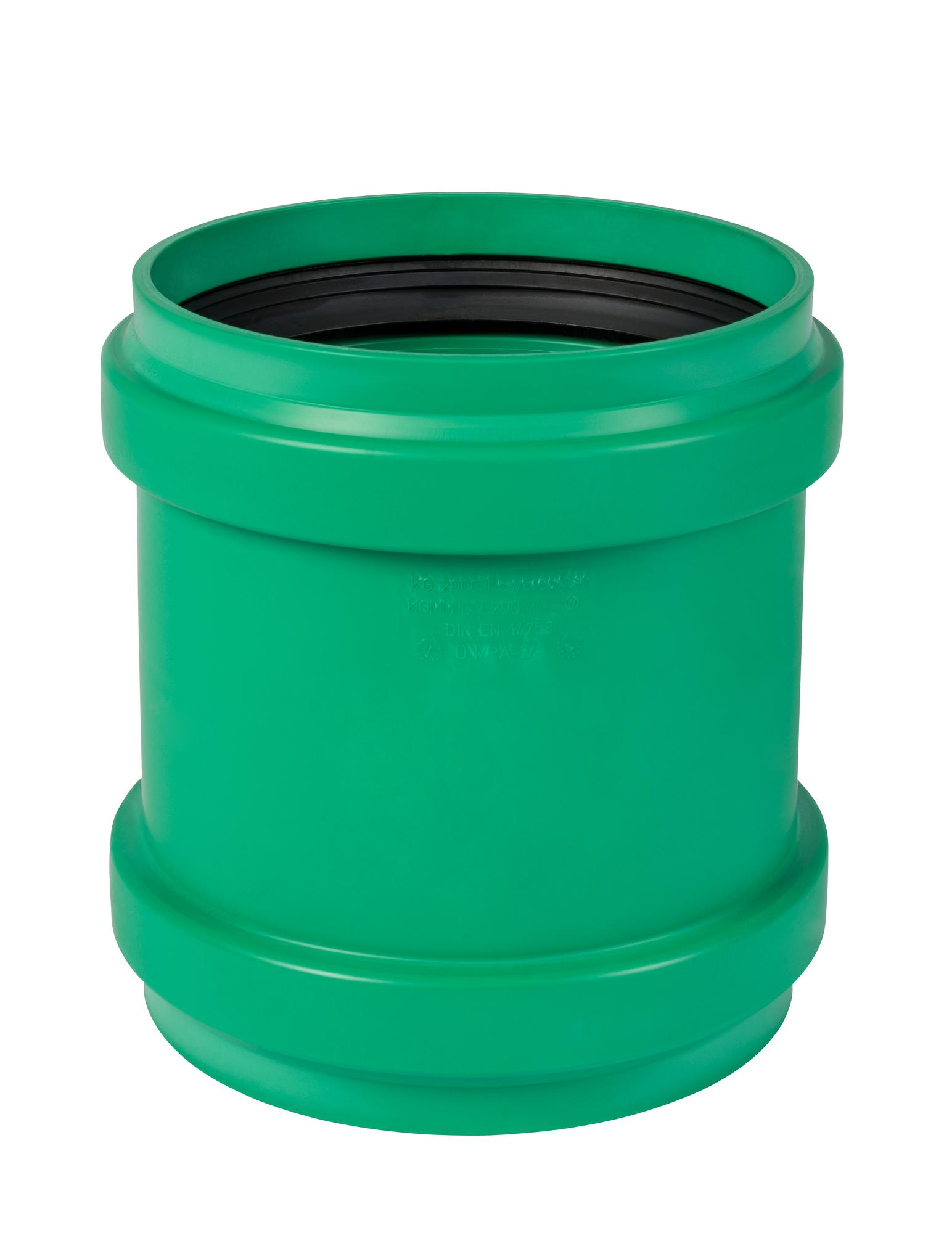 Муфта 200 мм двойная, ливневой канализации