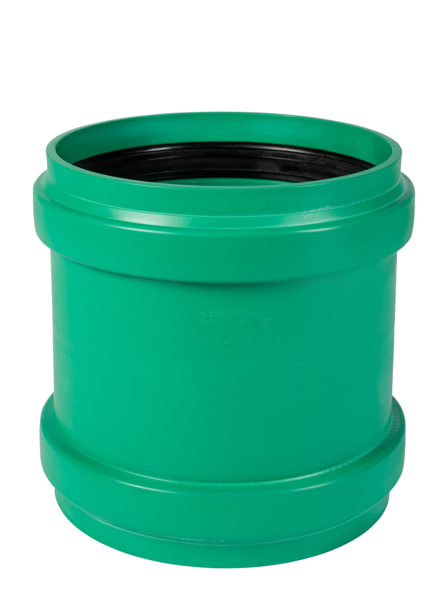 Муфта 250 мм двойная, ливневой канализации