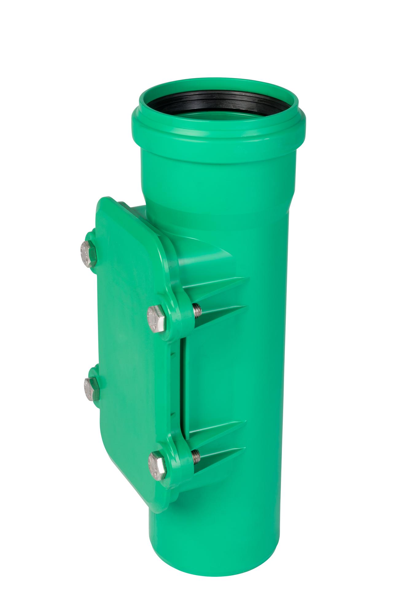 Ревизия 110 мм ливневой канализации