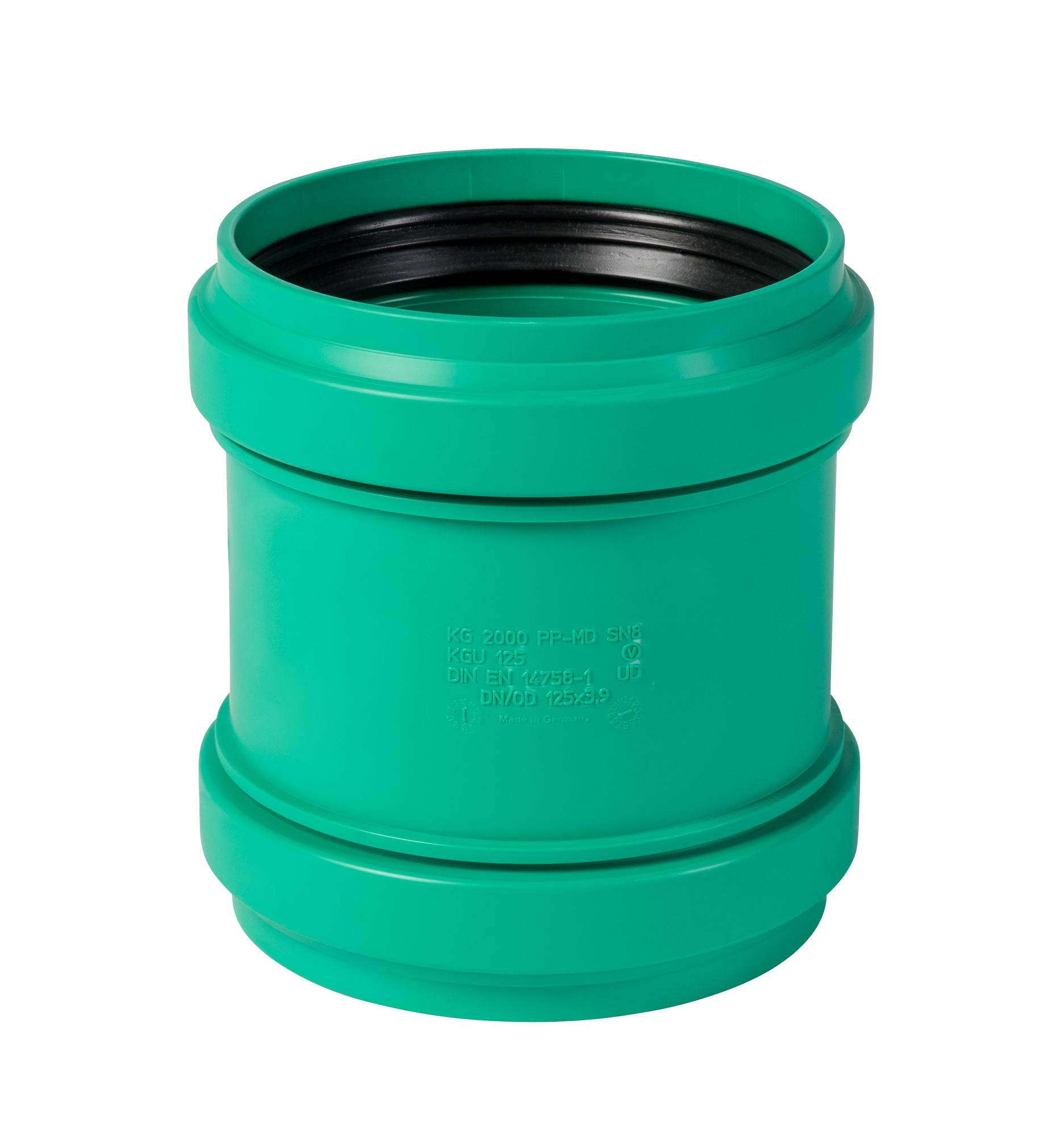 Муфта 125 мм ремонтная, ливневой канализации