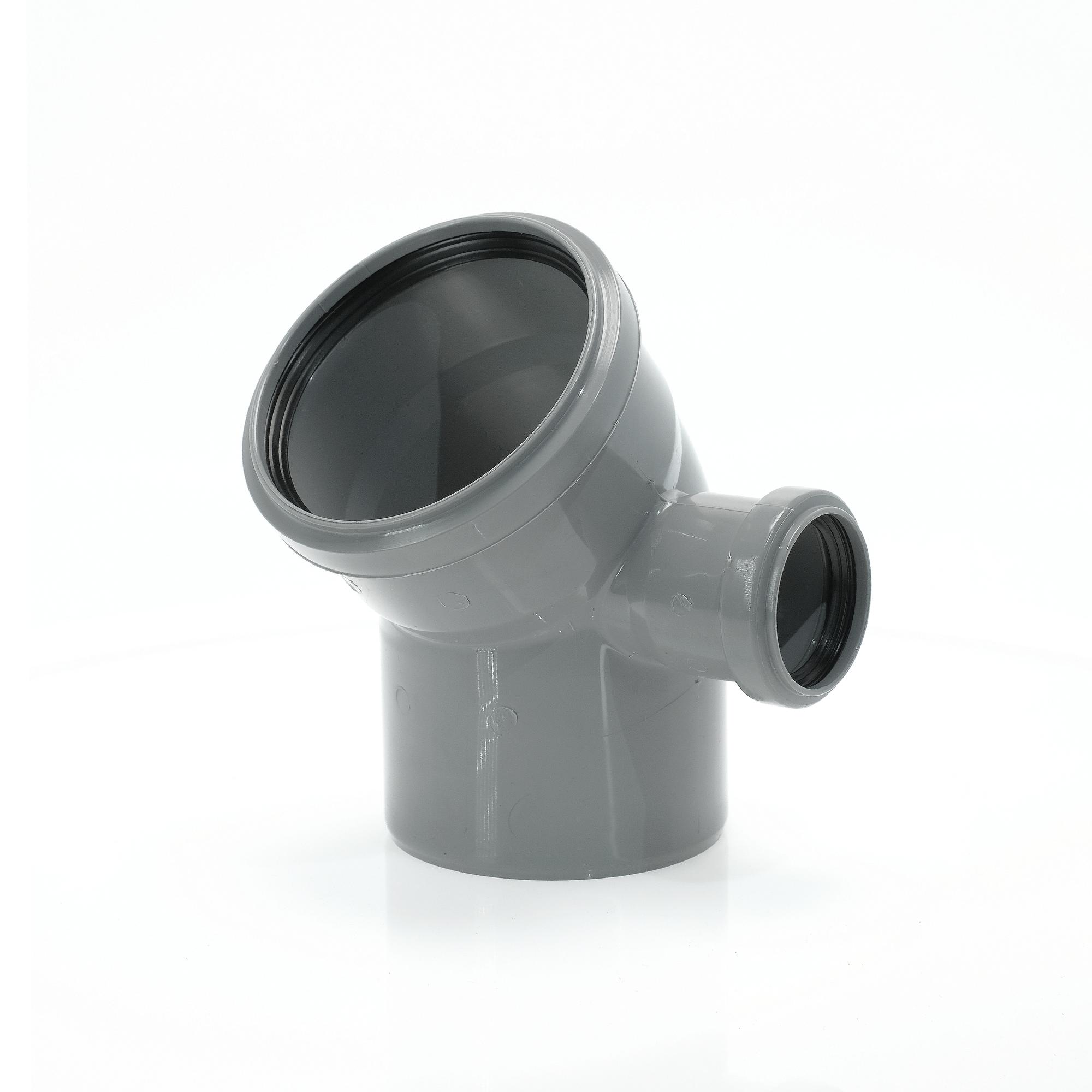 Отвод 110 45 град, с выходом 50 правый