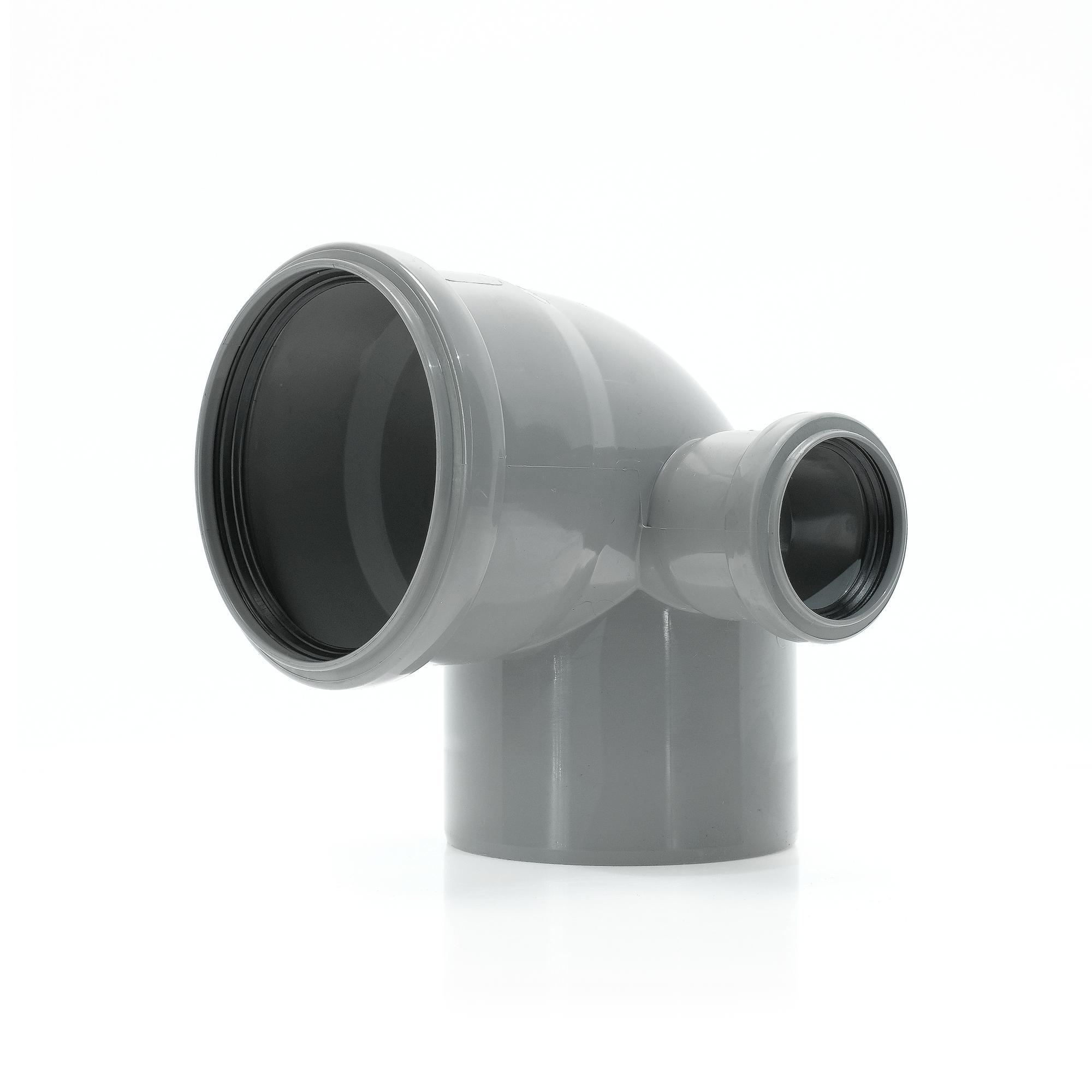 Отвод 110 90 град, с выходом 50 сверху