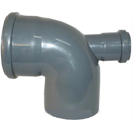 Отвод 110 90 град, с выходом 50 с тыла