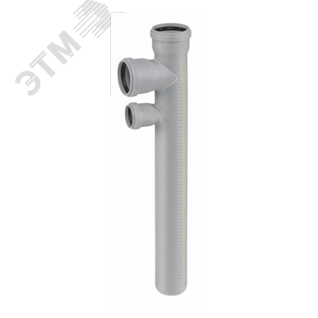 Изображение товара Крестовина двухуровневая 87 град 90х90х50 канализационная из полипропилена Ostendorf