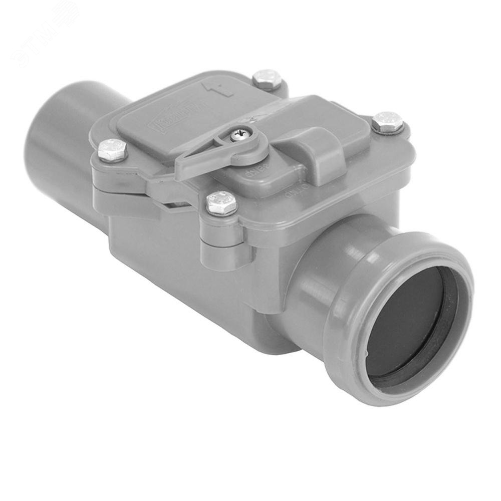 Изображение товара Клапан обратный канализационный 50 мм для внутренней и внешней канализации Ostendorf