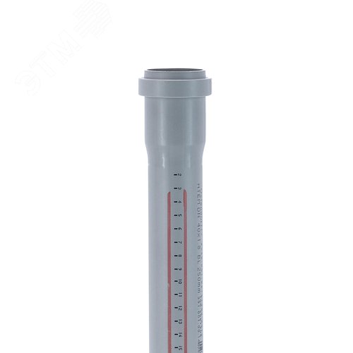 Труба канализационная 32x1500 мм НТЕМ однораструбная, серая - фото 2