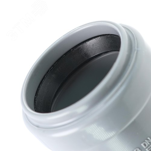 Отвод 32 67 град, для внутренней канализации, серый - фото 3