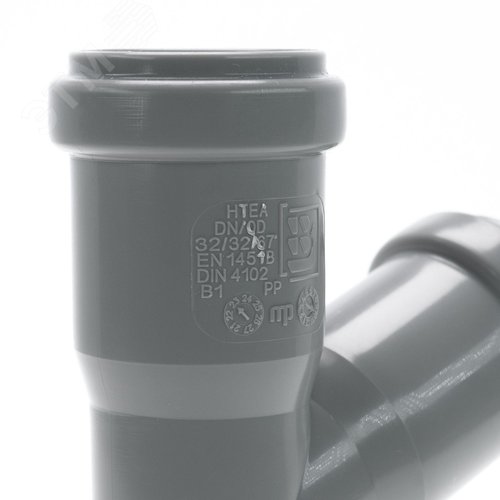 Тройник 32 67 град, канализационный - фото 4