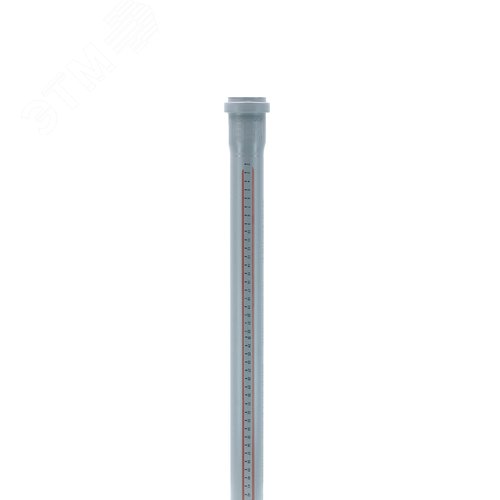 Труба канализационная 40x750 мм НТЕМ однораструбная, серая - фото 2