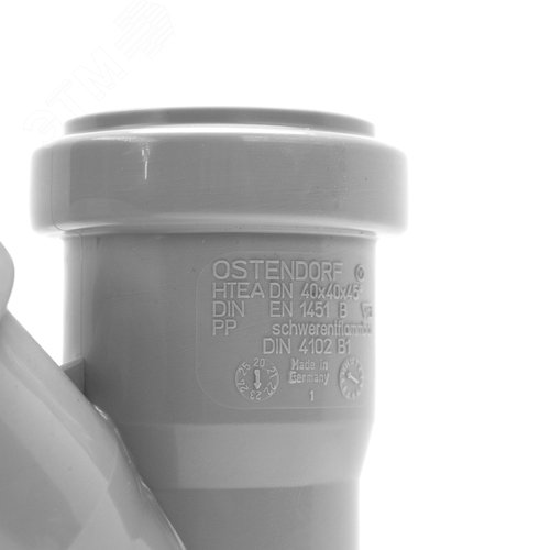 Тройник 40 45 град, канализационный - фото 4