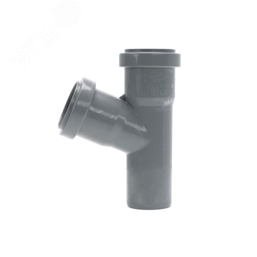 Тройник 40 67 град, канализационный - фото 2