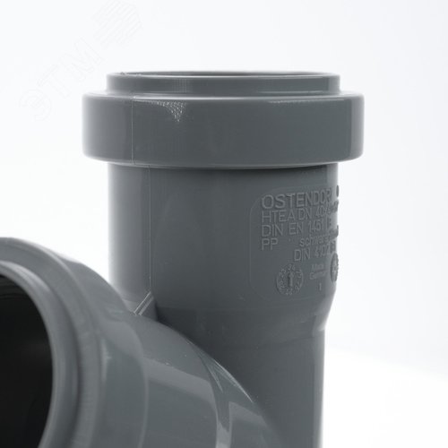 Тройник 40 67 град, канализационный - фото 4